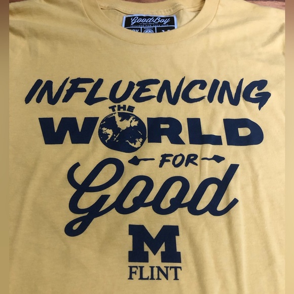 Rare University of Michigan, Flint Good Boy S/S Tee - Picture 2 of 4